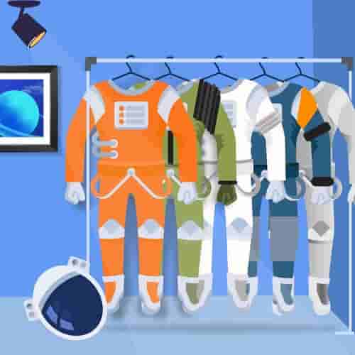 How did space suits evolve over time?