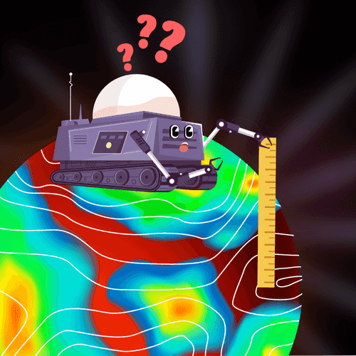 Space Topography- Measuring the height and depth